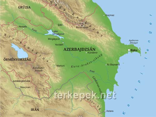 Azerbajdzsán domborzata és vízrajza